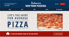 Desktop Screenshot of antoniosnypizzeria.com